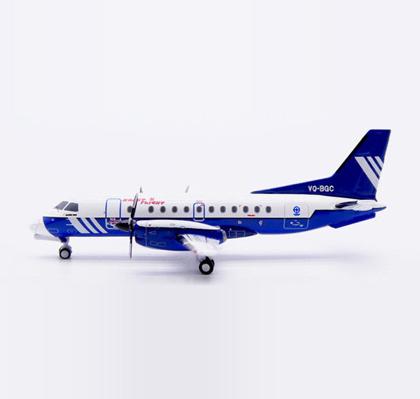 JC Wings 1:400 scale Polet Flight Saab 340B Reg: VQ-BGC diecast model airplane