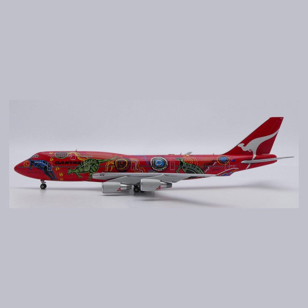 JC Wings 1:400 Qantas Boeing 747-400 "Wunala with GE engine" Reg: VH-OEJ diecast model aircraft — SKU XX40492