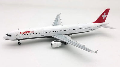 JFox 1:200 JF - A321 - 019 Swiss Airlines Airbus A321 HB - IOK