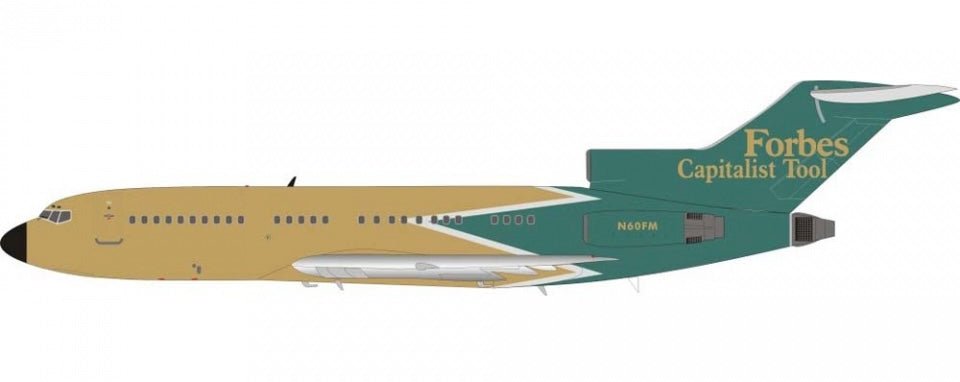 JFox JF - 727 - 1 - 001 1:200 Forbes Capitalist Tool Boeing 727 - 100 N60FM