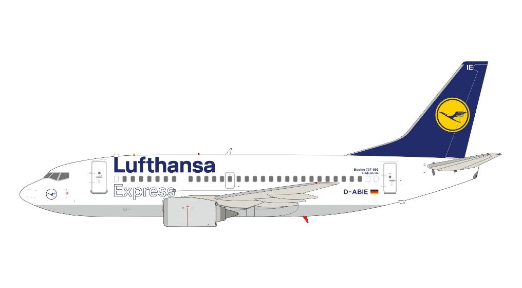 JFox 1:200 scale Lufthansa Express Boeing 737-530 D-ABIE diecast model airplane