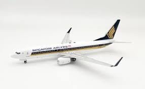 JFox JF - 737 - 8 - 036 1:200 Singapore Airlines Boeing 737 - 800 9V - MGA