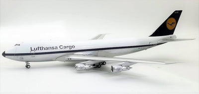 JFox JF - 747 - 2 - 024P 1:200 Lufthansa Cargo Polished 747 - 200