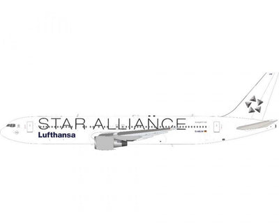 JFox JF - 767 - 3 - 003 1:200 Lufthansa Star Alliance (White Tail) D - ABUW 767 - 3Z9