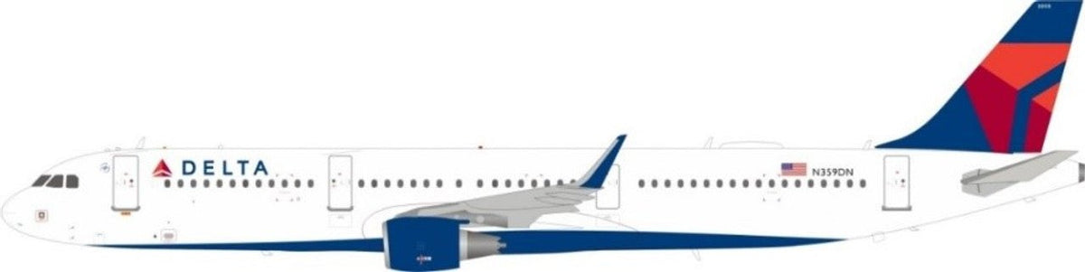 *JFox JF - A321 - 007 1:200 Delta Airlines Airbus A321