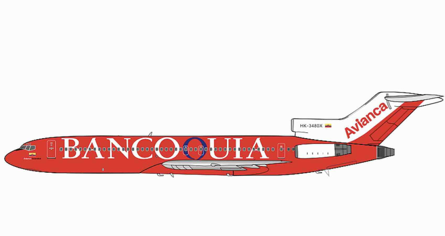 JP60 Models JP60 - 722AV - 3480K Boeing 727 - 200 Avianca "BancoQuia" HK - 3480X