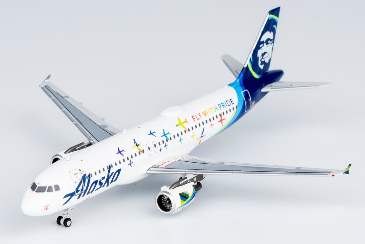 NG 15018 1:400 Alaska Airlines Airbus A320 - 200 N854 "Fly with Pride"