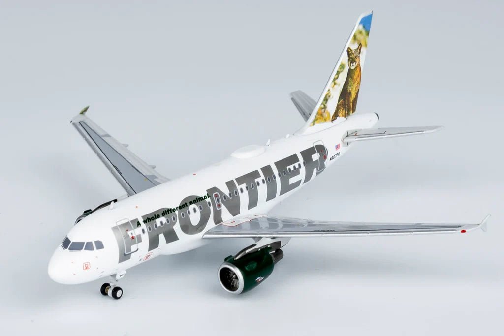 NG 48008 1:400 Frontier Airlines Airbus A318 - 100 N807FR (Charlie the Cougar tail)