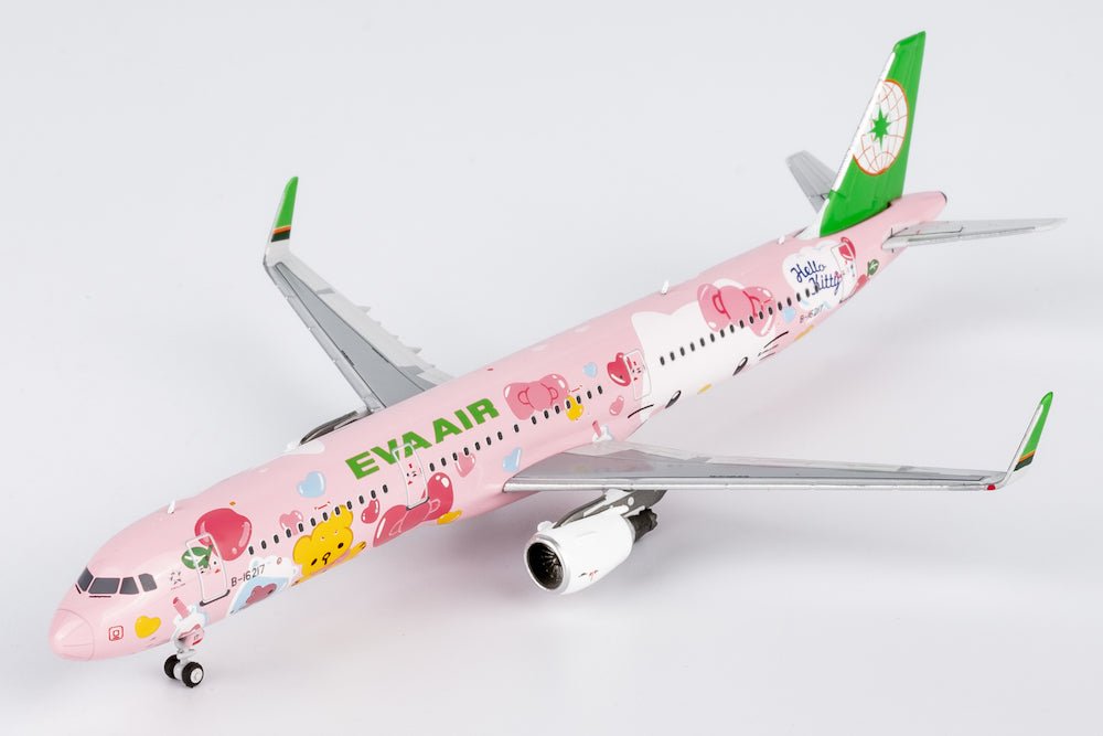 NG Models 13122 1:400 Eva Airways A321-200/w B-16217 (HELLO KITTY “Pinky Jet”)