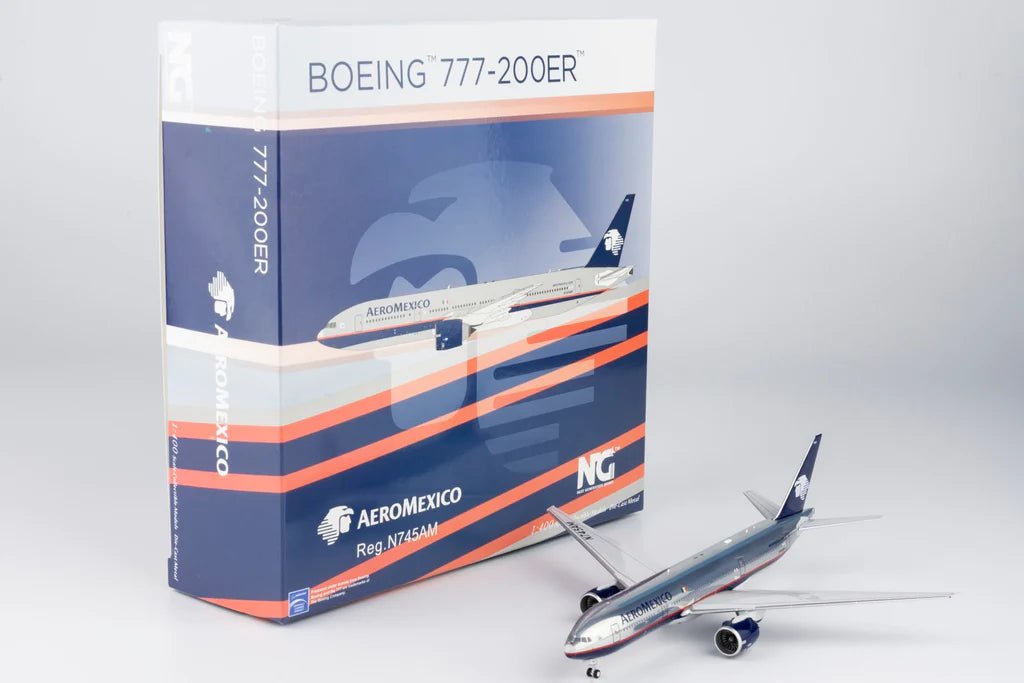 NG Models 1:400 72020 AeroMexico Boeing 777 - 200ER N745AM
