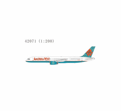 NG Models 1:200 scale PRO America West Airlines 757-200 N910AW (final livery) diecast model airplane