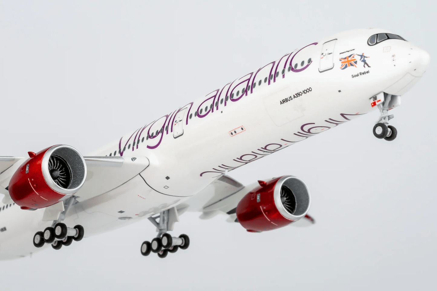 NG Models 57032 1:400 Virgin Atlantic Airways A350 - 1000 G - VBOB (named "Soul Rebel")