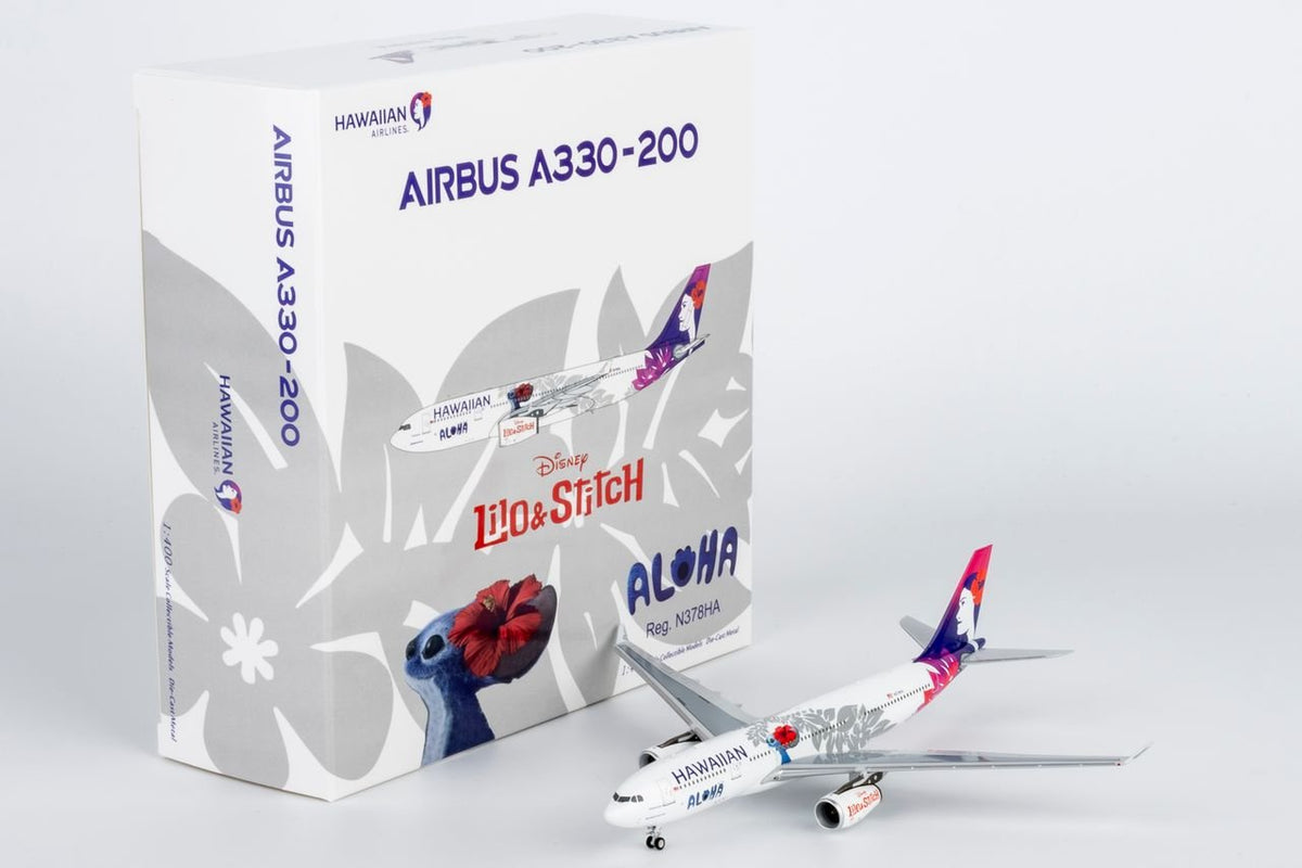 NG Models 61105 1:400 Hawaiian Airlines A330 - 200 N378HA (Disney’s Lilo & Stitch)