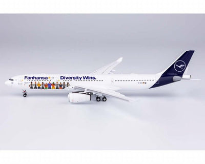 NG Models 62049 1:400 Lufthansa A330-300 D-AIKQ (Fanhansa with Diversity Wins c/s)