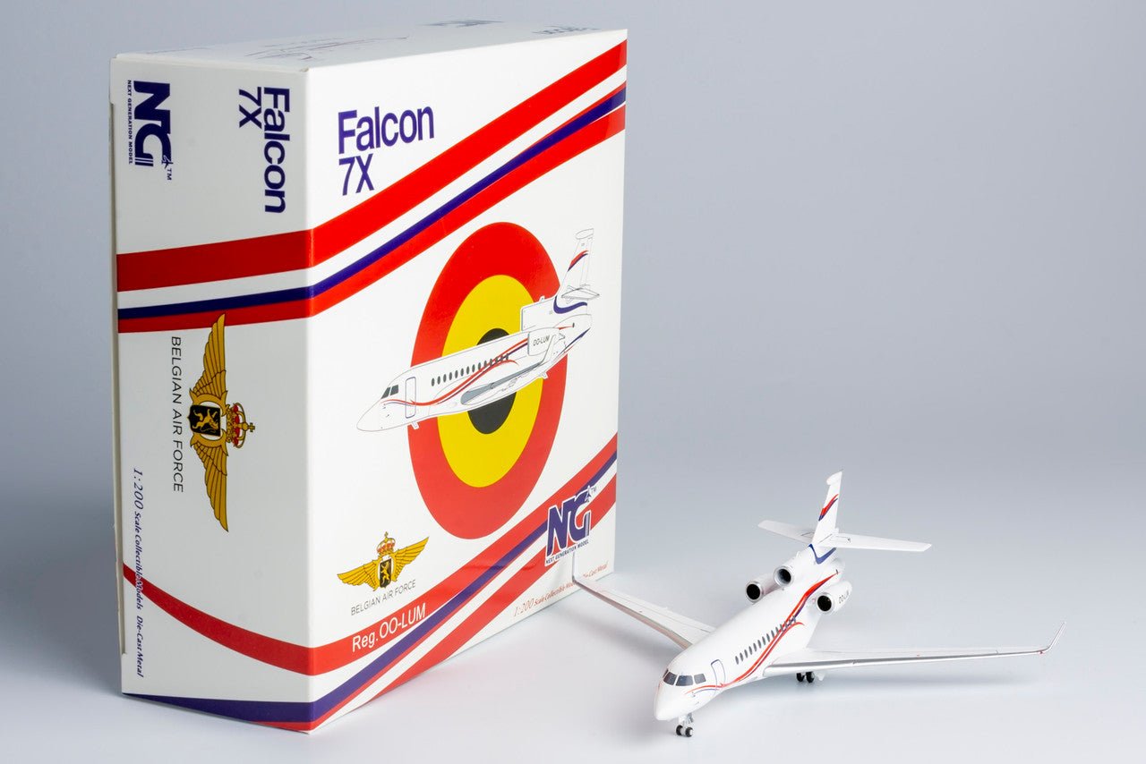 NG Models 71023 1:200 Belgium - Air Force (Luxaviation) Falcon 7X OO - LUM (o/c)