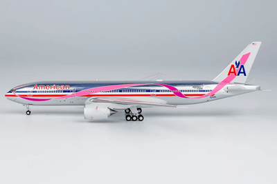NG Models 72049 1:400 American Airlines 777-200ER N759AN (Pink Ribbon livery on chrome colors)
