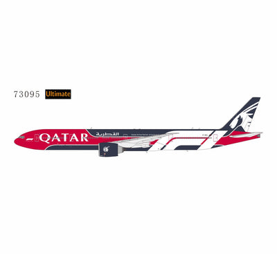NG Models 73095 1:400 Qatar Airways 777 - 300ER A7 - BEG (New Formula 1 livery)