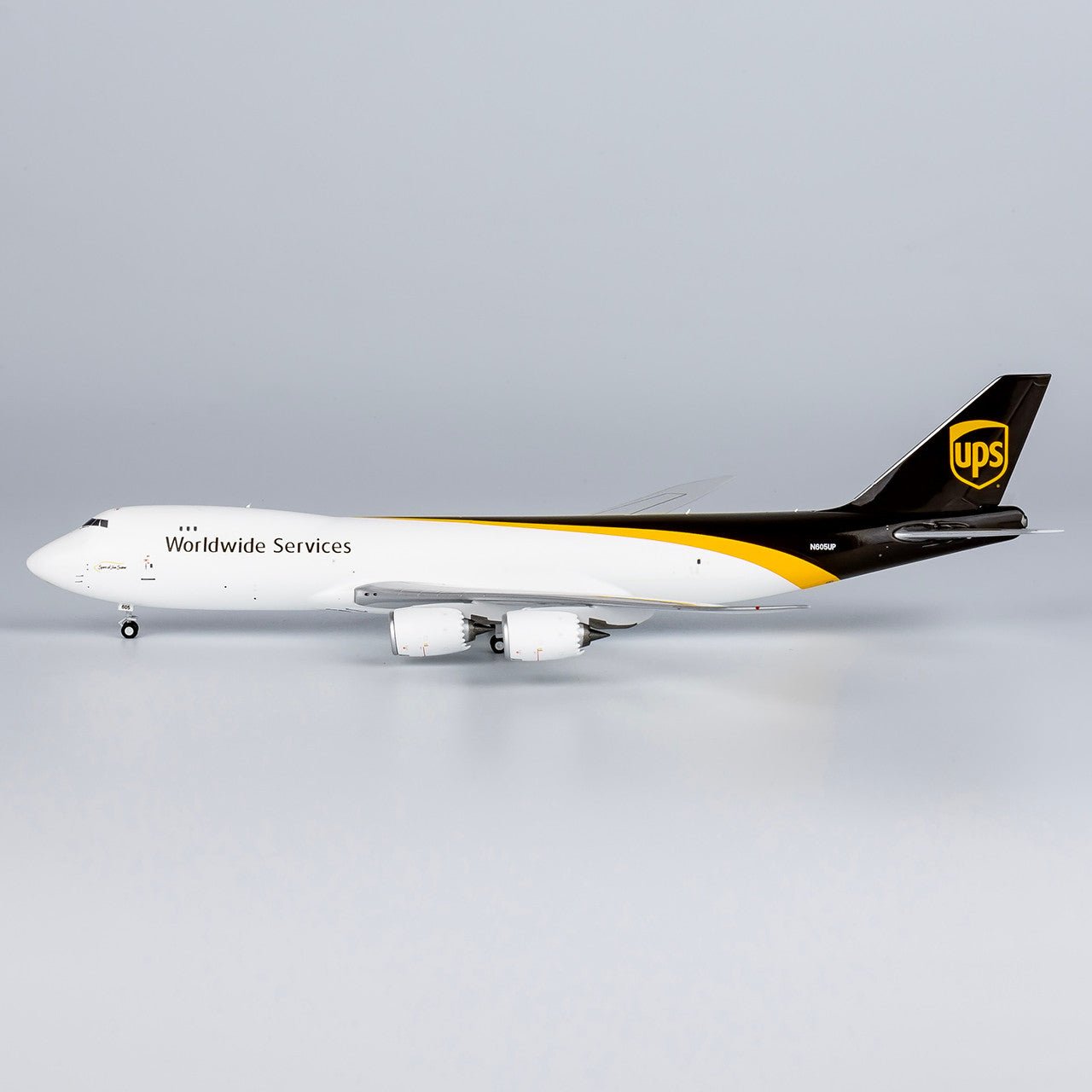 NG Models 78026 1:400 United Parcel Service - UPS 747 - 8F N605UP (with "Spirit of Joe Sutter" Sticker)