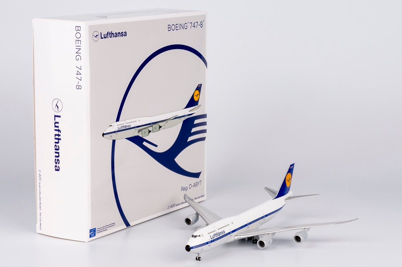 NG Models DLH021 1:400 Lufthansa 747 - 8 D - ABYT Retro colors