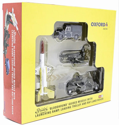 Oxford 76SET65 1:76 RAF, 3 - Piece Bloodhound Missile Set