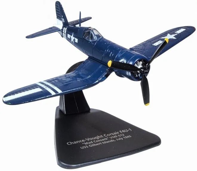 Oxford AC104 1:72 Vought F4U - 1D Corsair - "The Mad Cossack," VMF - 512, U.S. Marine Corps, USS Gilbert Islands, 1945