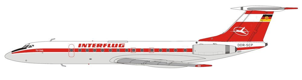 Panda Models 62411 Tu - 134A Interflug DDR - SCP