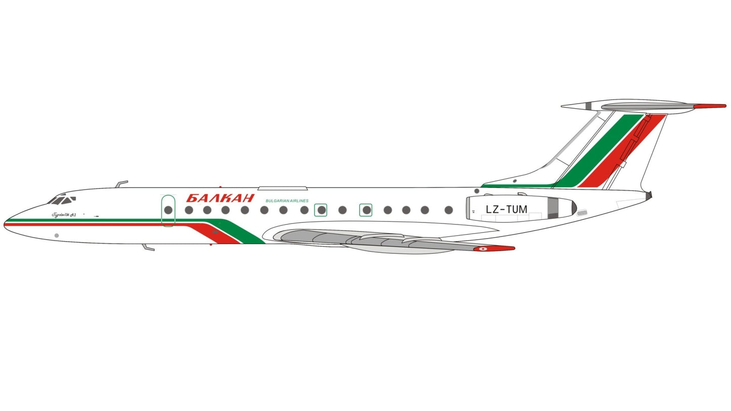 Panda Models 62417 Tu - 134A Balkan Bulgarian Airlines LZ - TUM