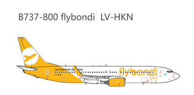 Panda Models LV - HKN 1:400 Flybondi 737 - 800 LV - HKN