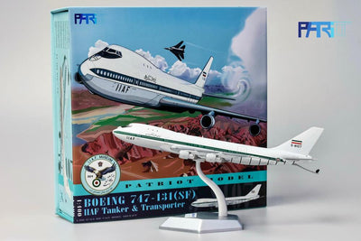 Patriot Model PT - 400 - 019FD 1:400 Boeing 747 - 131 Imperial Iranian Air Force 5 - 8108 Flap Down Edition
