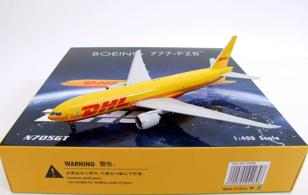 Phoenix 04289 1:400 DHL Cargo Boeing 777 - FZB