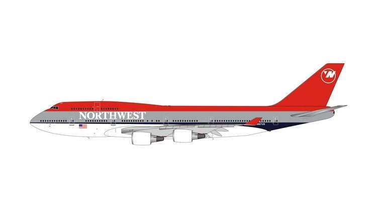 Phoenix 04534 1:400 Northwest Boeing 747 - 400 N667US