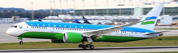 Phoenix 11991 1:400 Uzbekistan Boeing 787 - 8 UK001