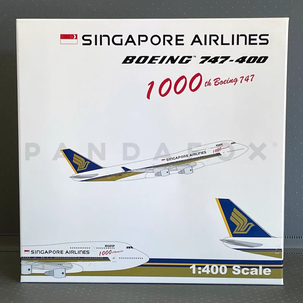 Phoenix 1:400 PH4SIA817 Singapore Airlines Boeing 747 - 400 9V - SMU 1000th 747