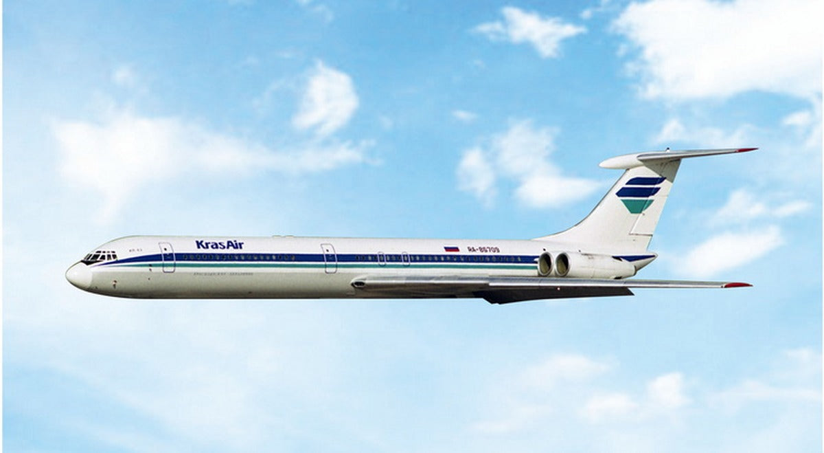 Phoenix Models 1:400 scale KrasAir Il-62 RA-86453 diecast model airplane