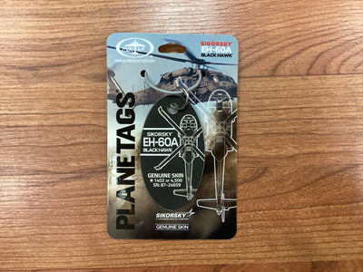 Plane Tags Sikorsky EH - 60A Blackhawk (Brown)