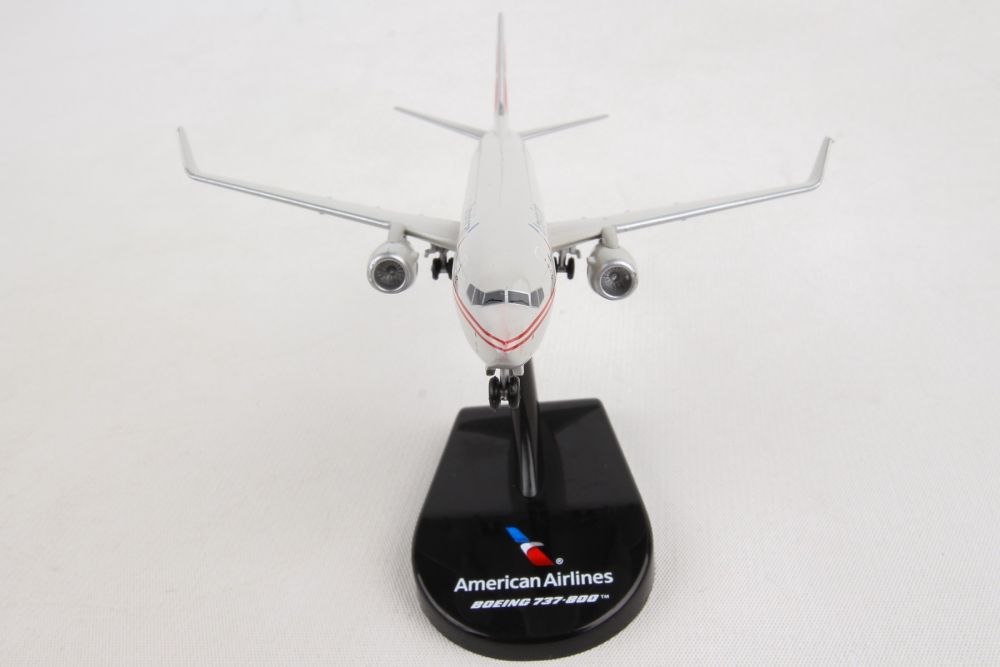 Postage Stamp PS5815 - 6 1:300 American 737 - 800 TWA Vintage Livery