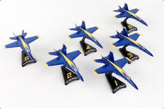 Postage Stamp PSBA001 1:150 F/A - 18C Hornet Blue Angels Set