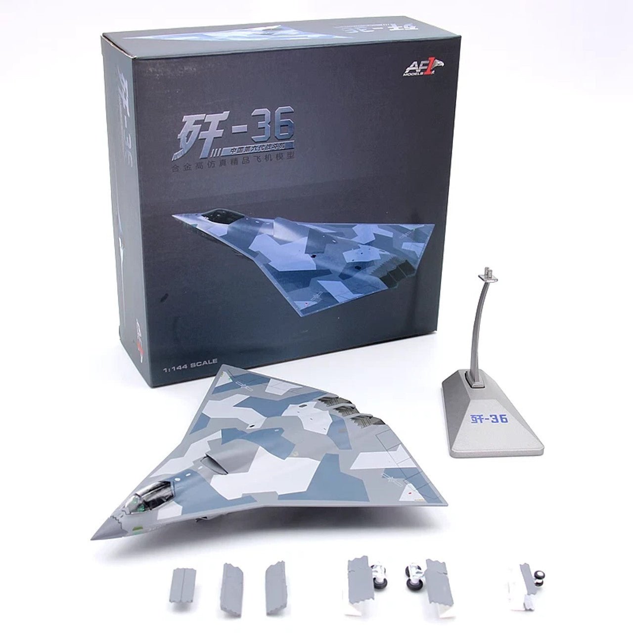 Pre - Order Air Force 1 AF1 - 0323 1:100 J - 36 Stealth Fighter Chinese Air Force