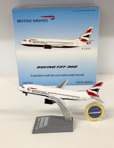 Pre - Order ARD200 ARDBA103 1:200 British Airways Boeing 737 - 300 G - LGTG