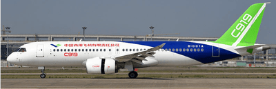 Pre - Order Aviation200 AV2107 1:200 B - 001A COMAC COMAC C919 - 100ER