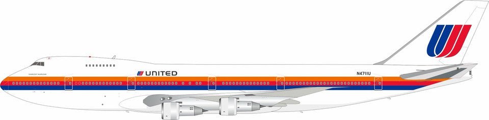 B - Models B - 741 - 4711 1:200 United Airlines Boeing 747 - 100 N4711UA
