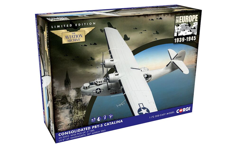 Pre - Order Corgi AA36113 1:72 Consolidated OA - 10A Catalina 'Miss Pick Up'