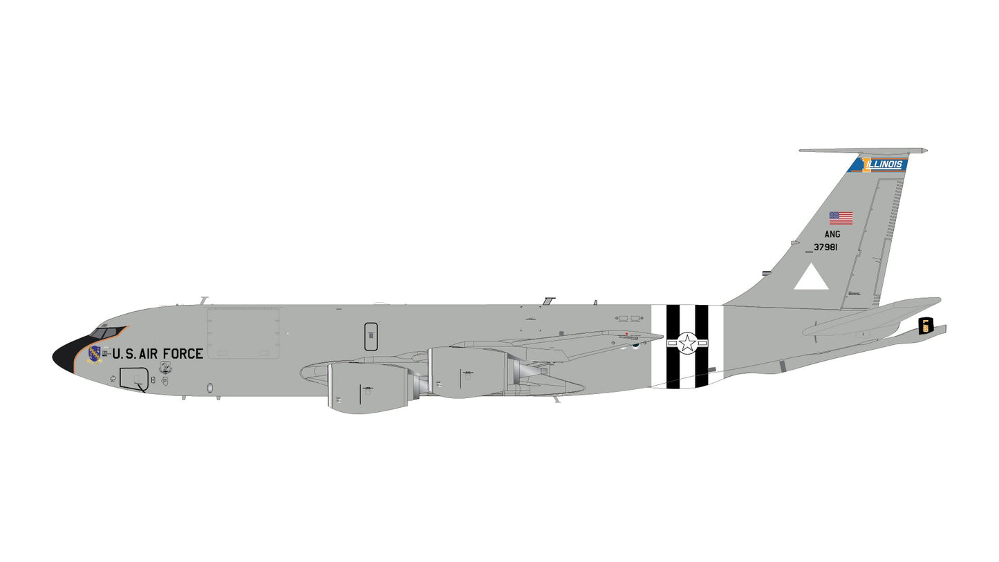 Pre - Order Gemini Jets G2AFO1442 1:200 United States Air Force KC - 135R 63 - 7981 (Illinois Air National Guard)