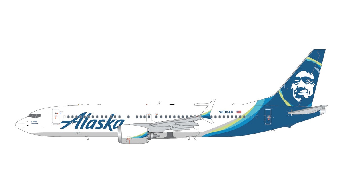Pre-Order Gemini Jets G2ASA1488 1:200 Alaska Airlines B737 MAX 8 N803AK