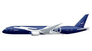 Pre - Order Gemini Jets G2DLH1483 1:200 Lufthansa B787 - 9 D - ABPU "100" anniversary livery