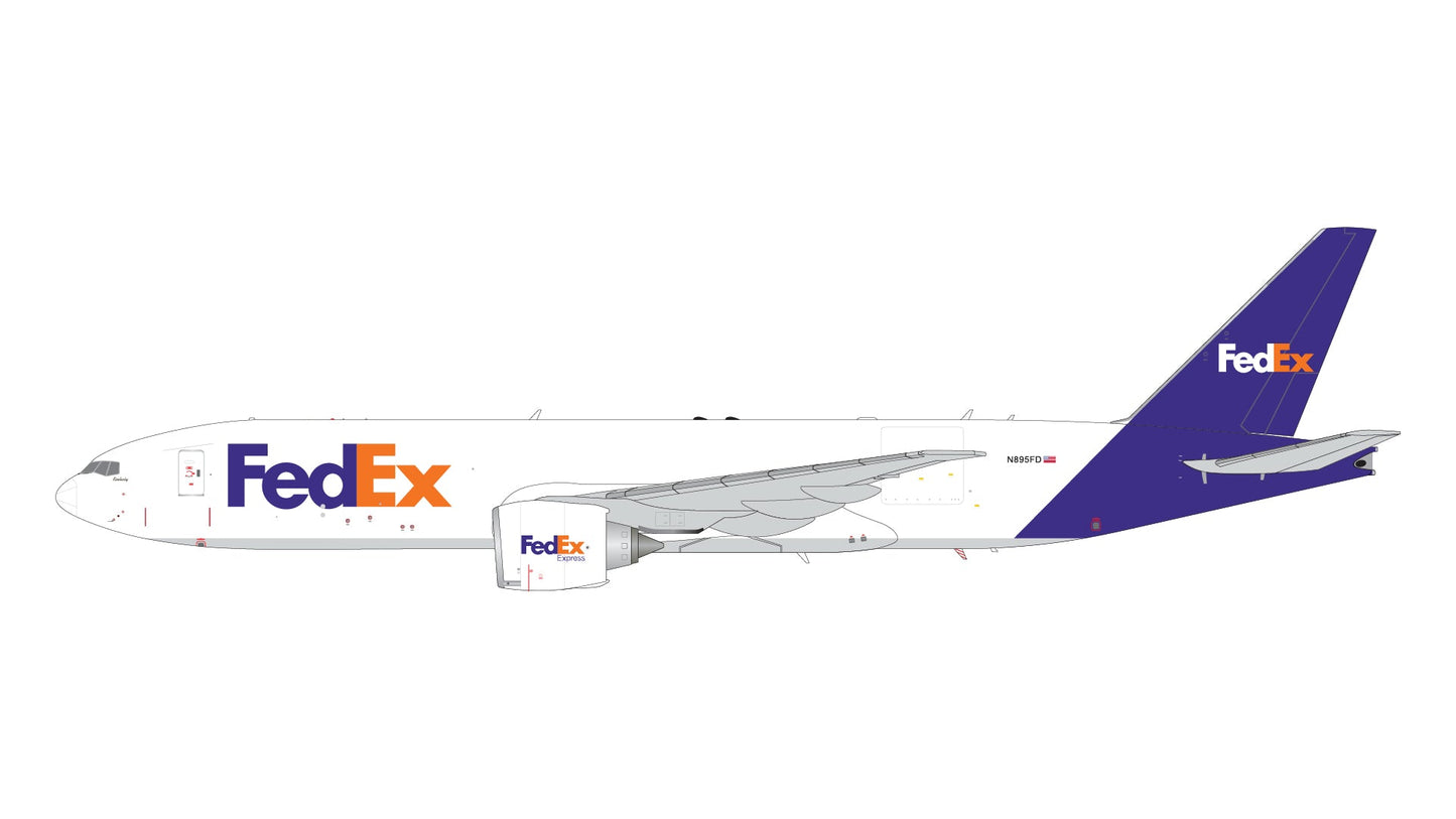 Pre - Order Gemini Jets G2FDX1376 1:200 FedEx B777 - 200LRF N895FD (revised livery)