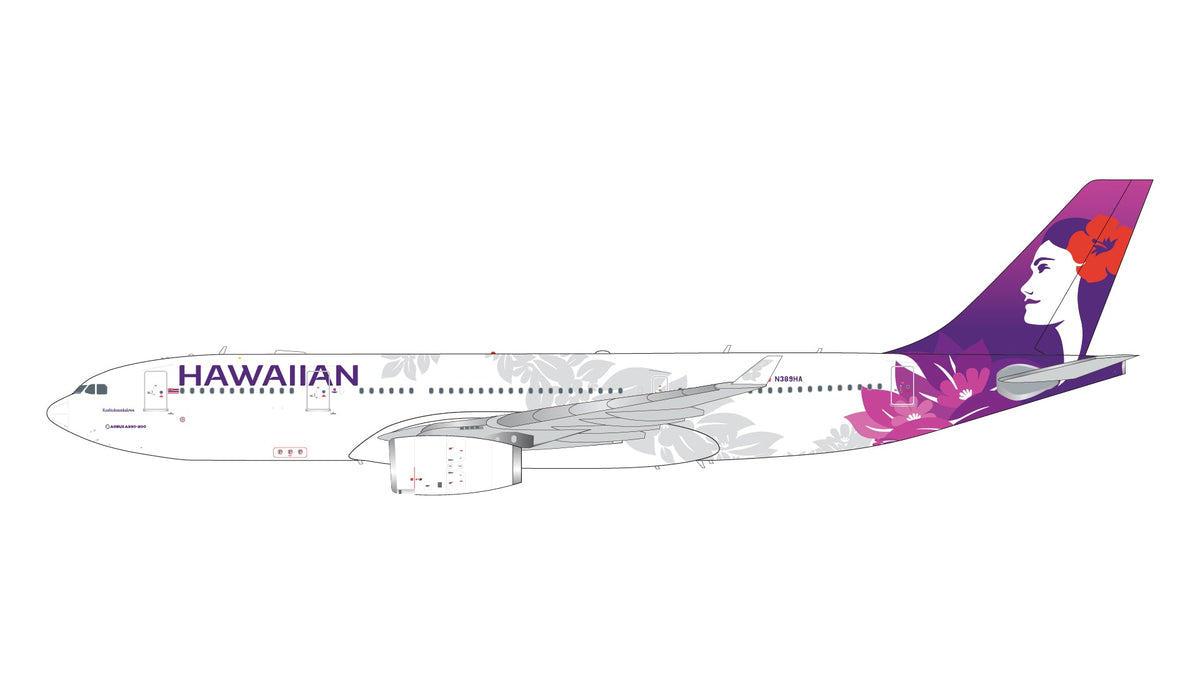 Pre - Order Gemini Jets G2HAL1357 1:200 Hawaiian Airlines A330 - 200 N389HA