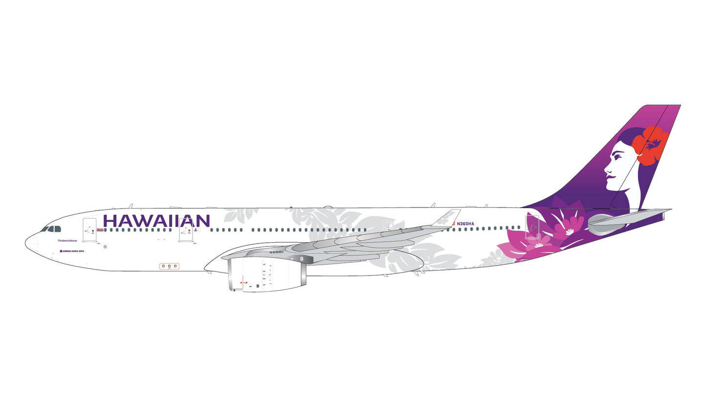 Pre - Order Gemini Jets G2HAL1504 1:200 Hawaiian Airlines A330 - 200 N360HA