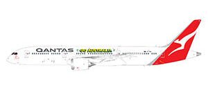 Pre - Order Gemini Jets G2QFA1371 1:200 Qantas Airways Boeing 787 - 9 VH - ZNH “Go Australia”