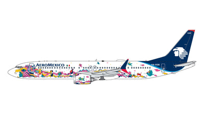 Pre - Order Gemini Jets GJAMX2316 1:400 Aeroméxico B737 MAX 9 XA - GQS “Kukulcán” livery
